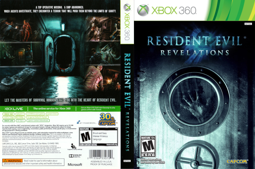 Resident Evil - Revelations — box-texture (US)