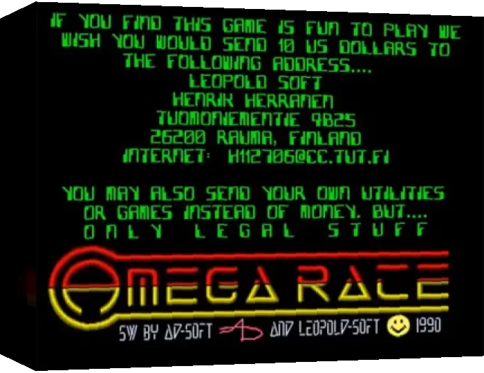 Amega Race — box-3D (WOR)