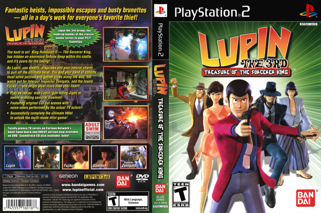 Lupin Sansei - Majutsu-ou no Isan — box-texture (US)