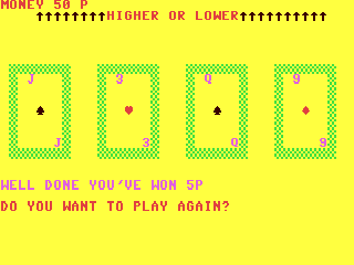 Higher Or Lower — ss (EU)