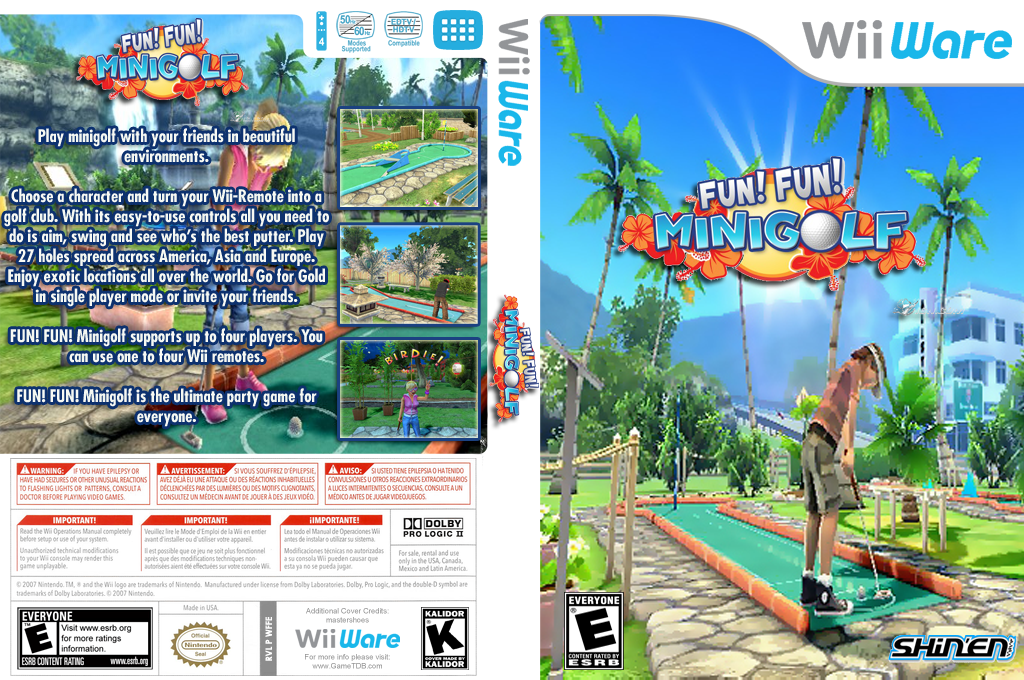 Fun! Fun! Minigolf — box-texture (US)