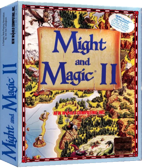 Might And Magic 2 - Gates To Another World — box-3D (US)
