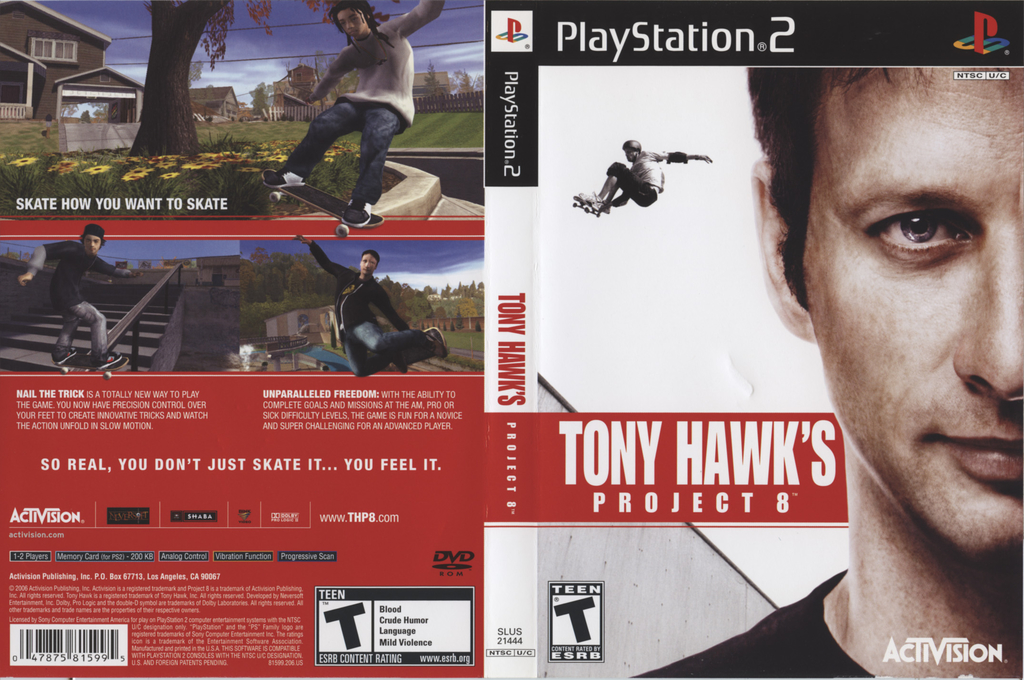 Tony Hawk's Project 8 — box-texture (US)