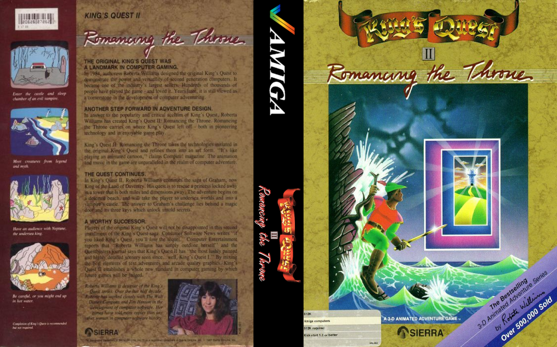 King's Quest II - Romancing the Throne — box-texture (WOR)