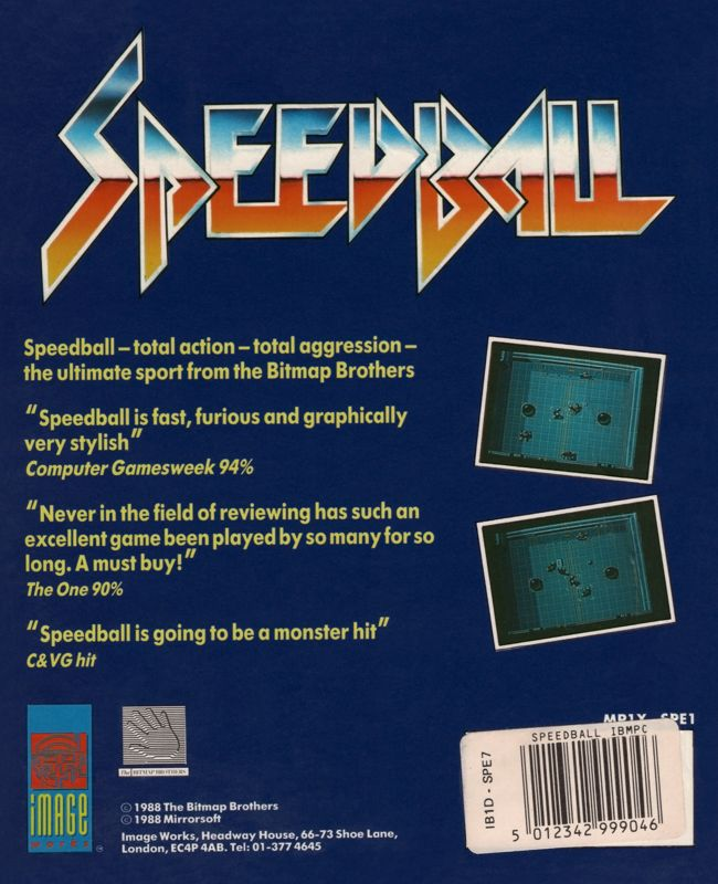 Speedball — box-2D-back (EU)