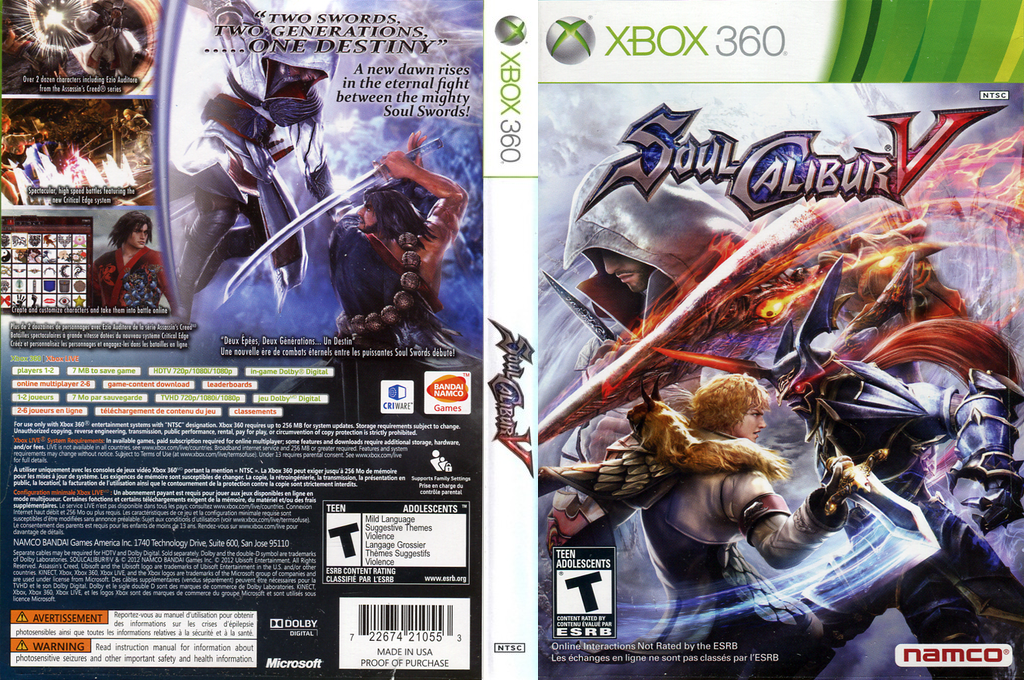 Soulcalibur V — box-texture (US)