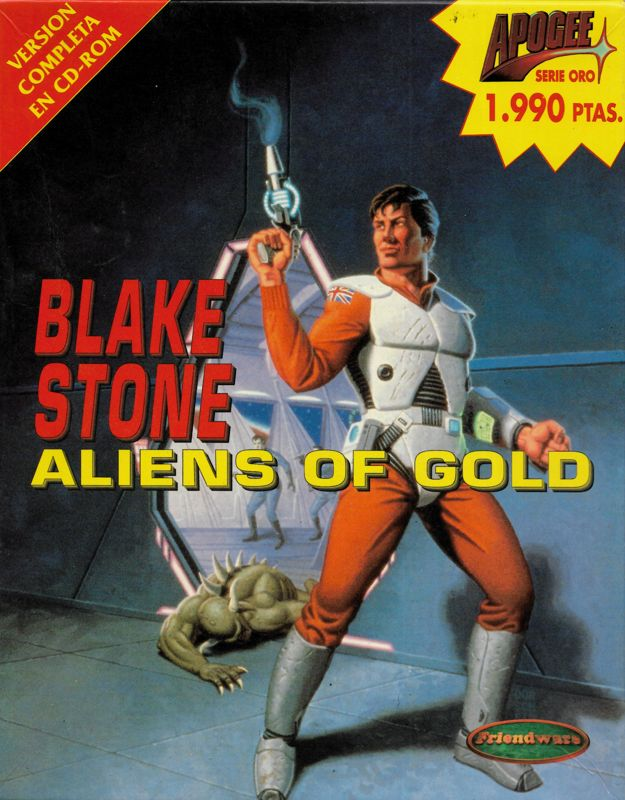 Blake Stone - Aliens Of Gold — box-2D (SP)