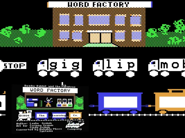 Reader Rabbit and the Fabulous Word Factory — mixrbv2 (WOR)