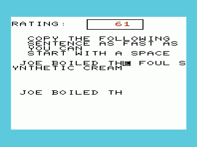 Speedtype — ss (WOR)