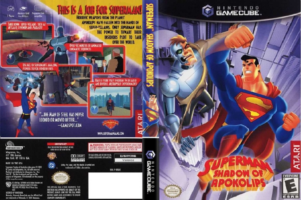 Superman - Shadow Of Apokolips — box-texture (US)