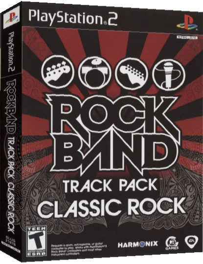 Rock Band Track Pack - Classic Rock — box-3D (US)