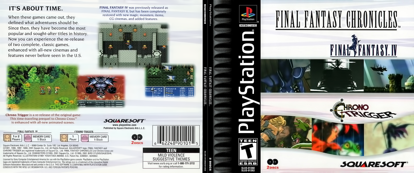 Chrono Trigger — box-texture (US)