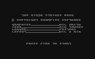 The Ninja Strikes Back — sstitle (WOR)