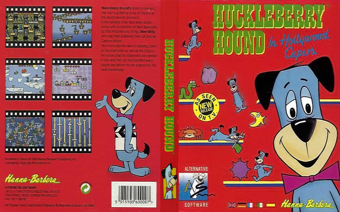 Huckleberry Hound In Hollywood Capers — box-texture (EU)