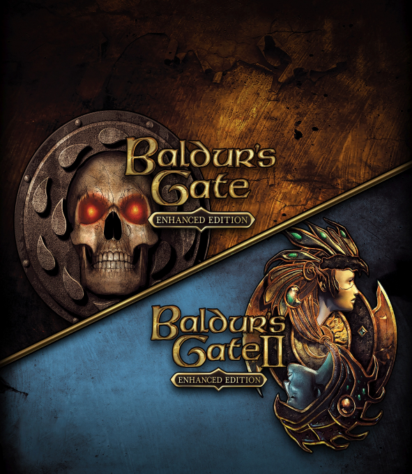 Baldur's Gate: Enhanced Edition + Baldur's Gate II: Enhanced Edition box art