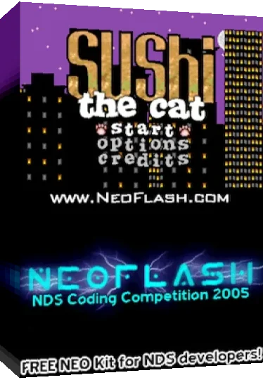Sushi The Cat DS — box-3D (WOR)