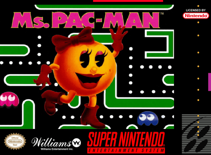 Ms. Pac-man box art