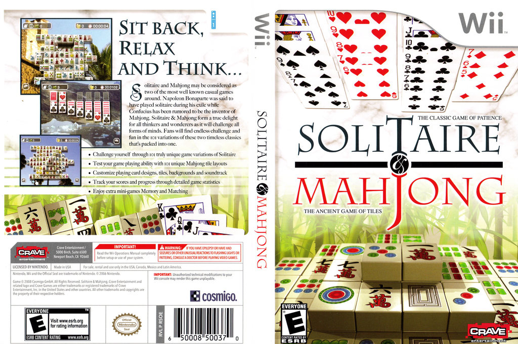 Solitaire & Mahjong — box-texture (US)