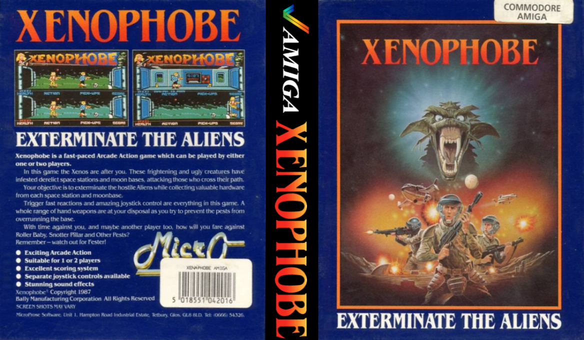 Xenophobe — box-texture (EU)