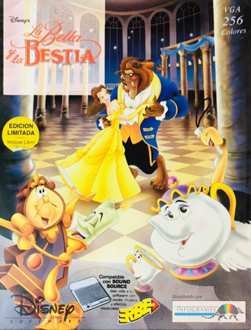 Disney's Beauty and the Beast — box-2D (SP)