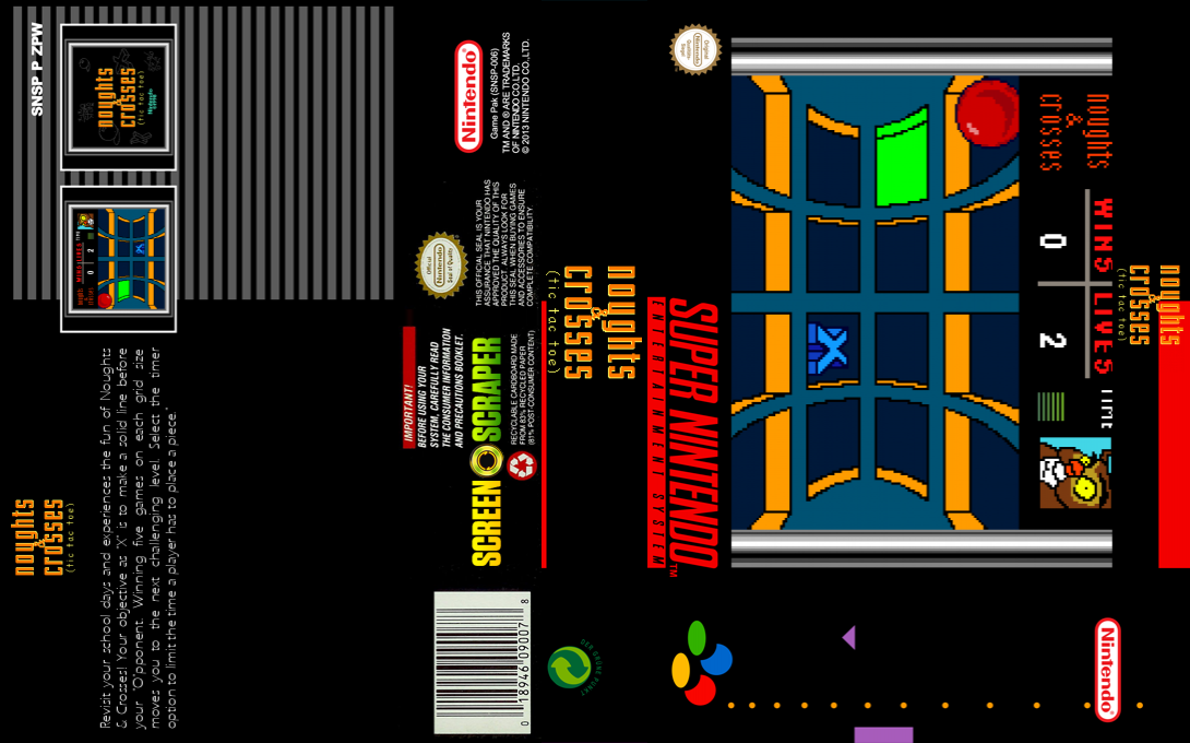 Noughts And Crosses — box-texture (SS)