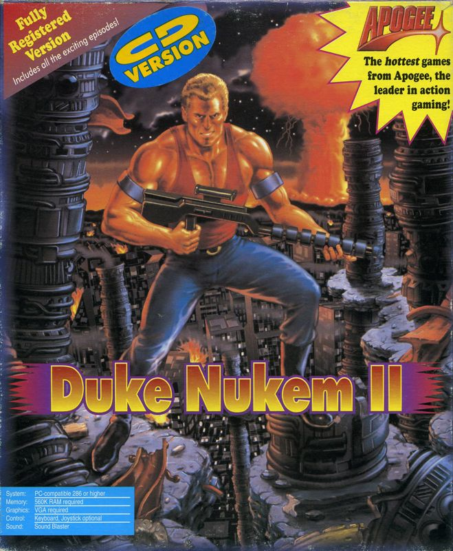 Duke Nukem 2 box art