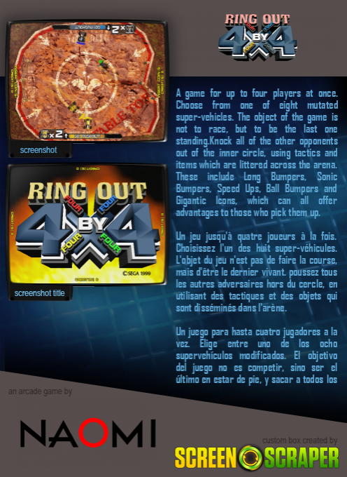 Ring Out 4x4 — box-2D-back (SS)