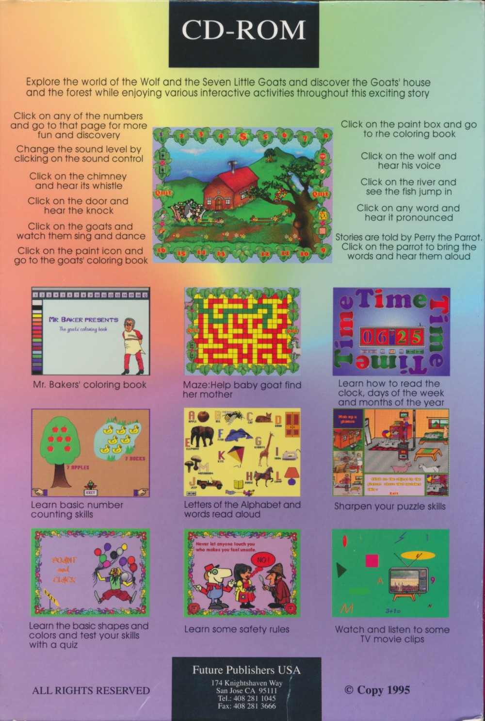 The Wolf and the Seven Little Goats — box-2D-back (US)