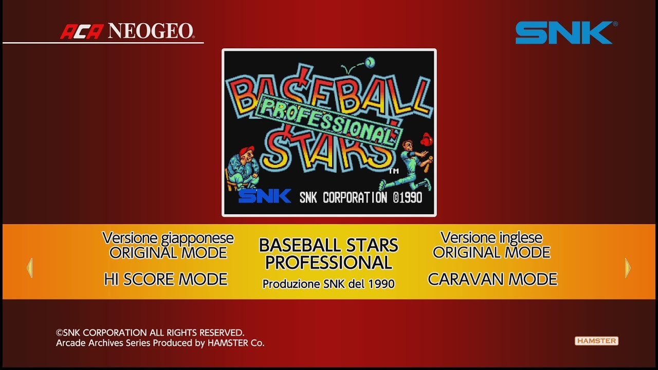 Aca Neogeo Baseball Stars Professional — sstitle (WOR)