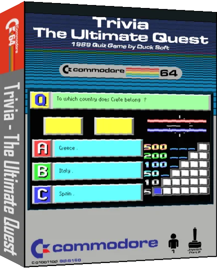 Trivia : The Ultimate Quest — box-3D (CUS)