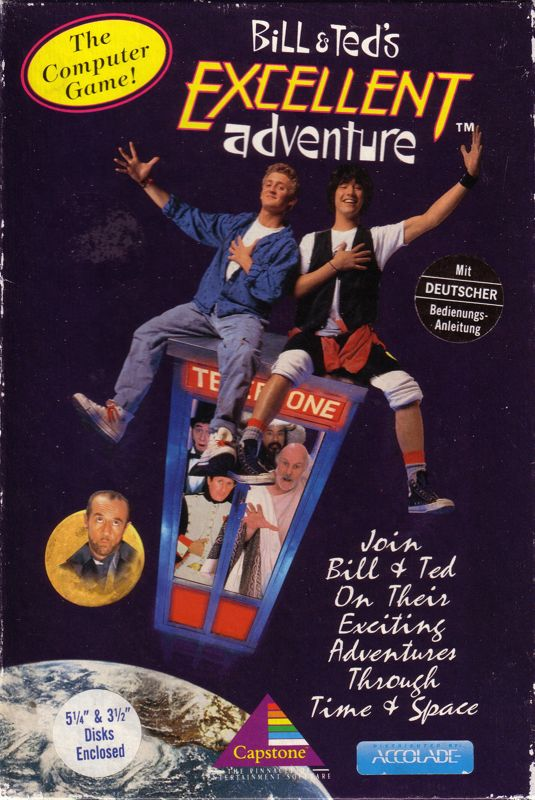 Bill And Ted's Excellent Adventure — box-2D (EU)