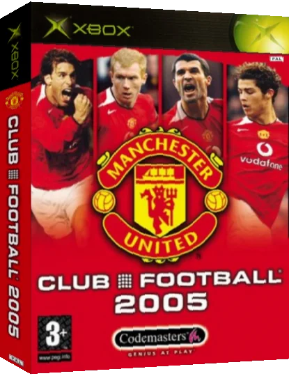 Club Football 2005 - Manchester United — box-3D (UK)