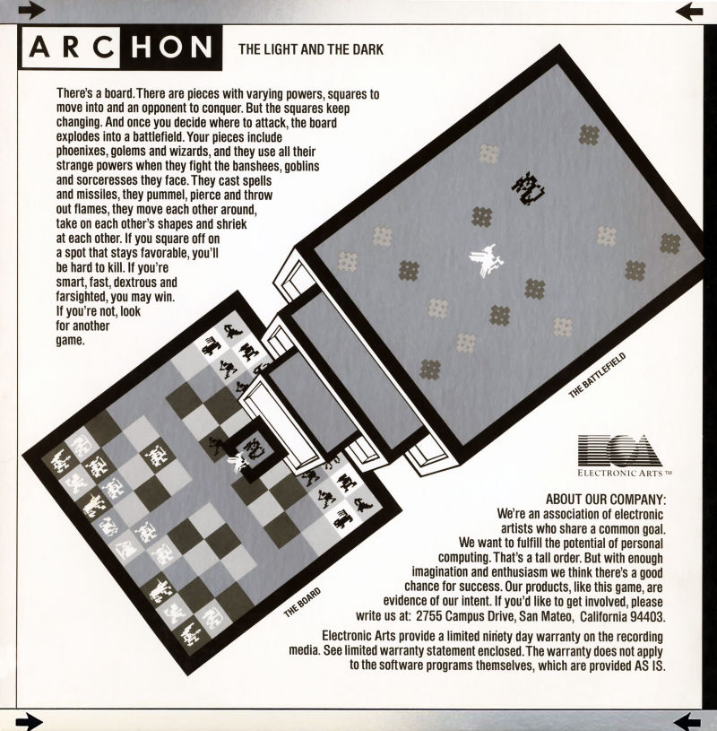 Archon — box-2D-back (US)