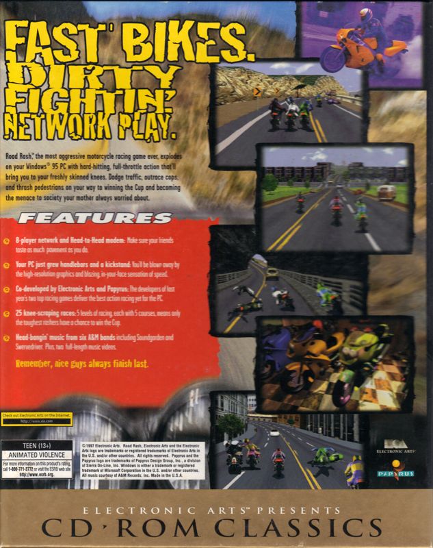 Road Rash — box-2D-back (WOR)