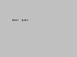 Anyday — sstitle (WOR)