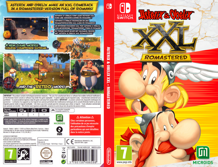 Asterix & Obelix XXL: Romastered — box-texture (EU)