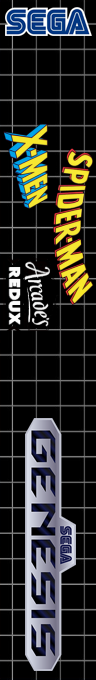 Spider-Man : X-Men - Arcade's Redux — box-2D-side (SS)