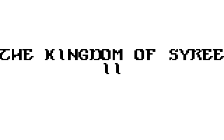 The Kingdom of Syree II : Black Magic — sstitle (WOR)