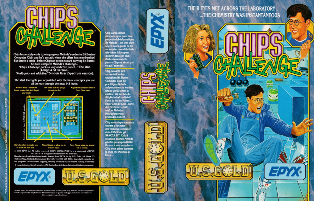 Chip's Challenge — box-texture (EU)