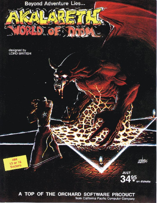 Akalabeth - World of Doom box art