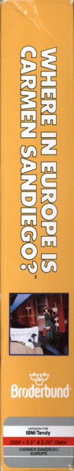 Where in Europe is Carmen Sandiego? — box-2D-side (US)