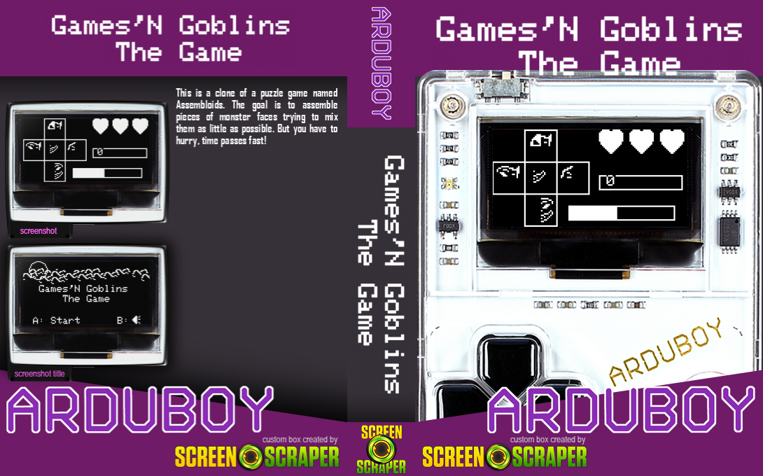 Games'n Goblins: The Game! — box-texture (SS)