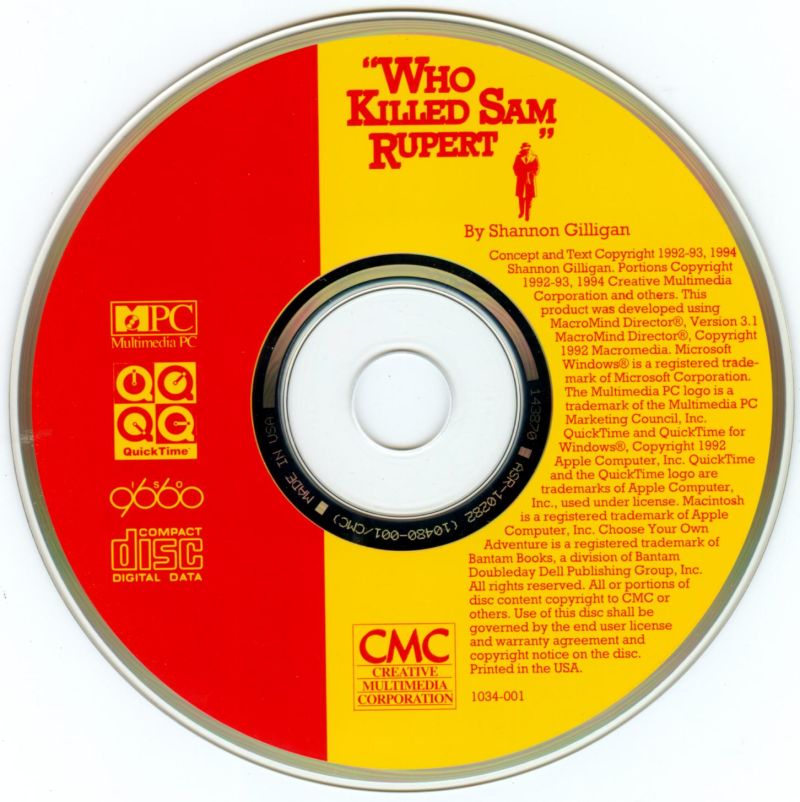 Who Killed Sam Rupert: Virtual Murder 1 — support-2D (US)