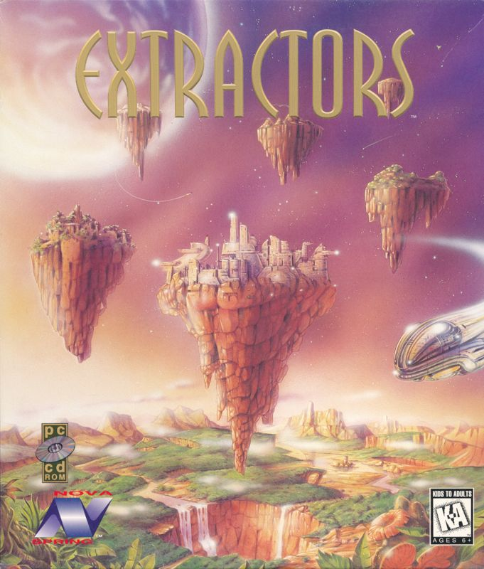 Extractors - The Hanging Worlds of Zarg box art