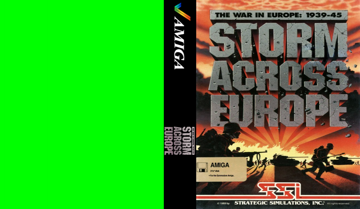 Storm Across Europe - The War in Europe - 1939-45 — box-texture (US)
