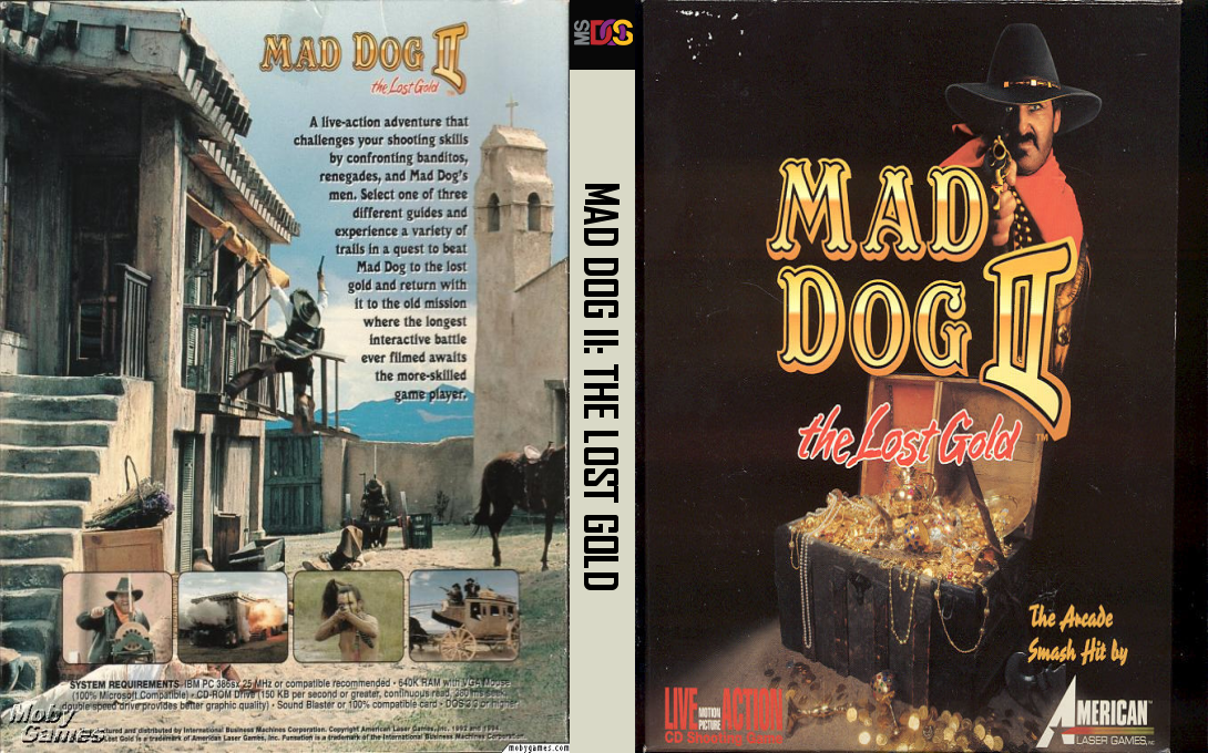 Mad Dog 2 - The Lost Gold — box-texture (US)