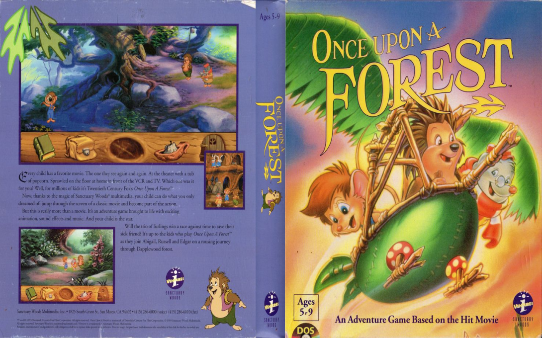 Once Upon A Forest — box-texture (US)