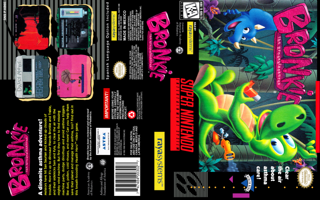 Bronkie The Bronchiasaurus — box-texture (US)