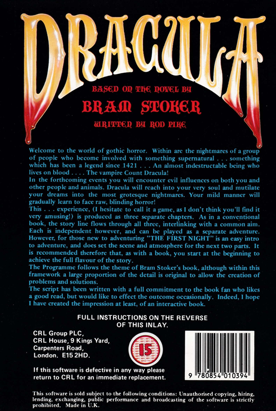 Dracula — box-2D-back (EU)