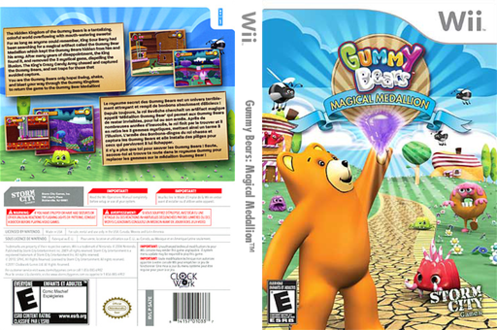 Gummy Bears - Magical Medallion — box-texture (US)